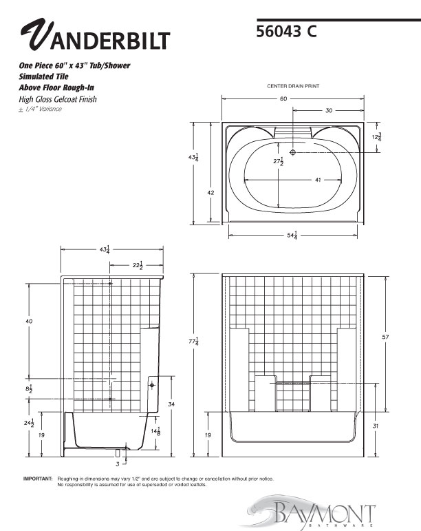 Shower Tile Drawing Shower Tile Drawing