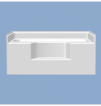 2240 Bella 54" Garden Tub with Step