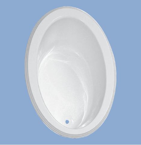 2205 Hollins 60 x 42 Oval Drop In Tub