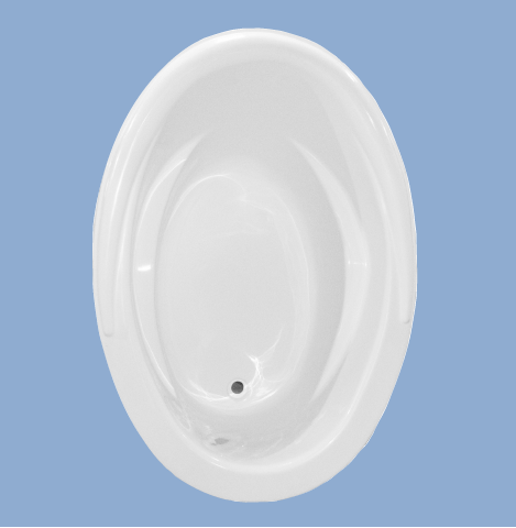 2250 Frederick 59 x 41 Oval Drop In Tub