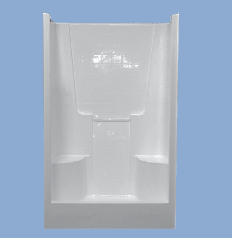 3347 Richland 48" Two Seat Simulated Tile Shower