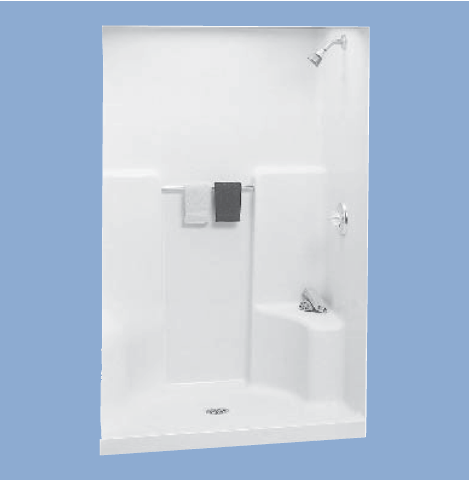 34836 Shula 48" One Piece Shower with One Seat